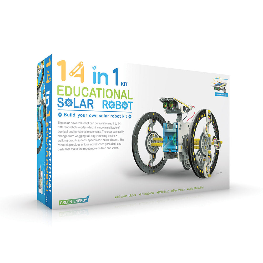 The Source 14 In Solar Robot Kit Fun Educational Tool