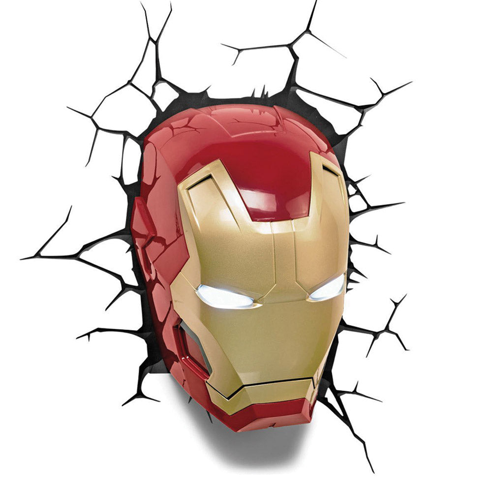 The Source 3DL Marvel Iron Man Light with 3D Wall Art