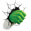 The Source Hulk 3D Fist Wall Light Heroic Nightlight for Kids