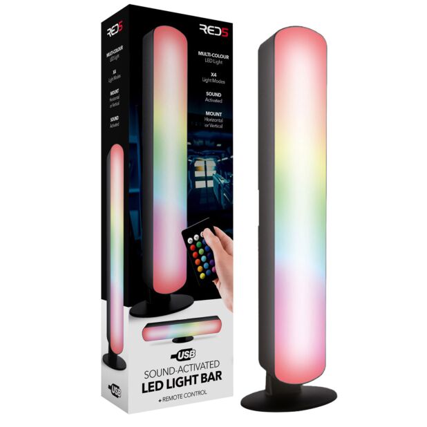 The Source LED Light Bar Sound Reactive & USB Powered