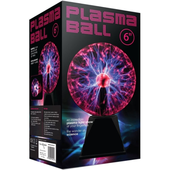 The Source Plasma Ball 6” with UK Mains Plug Retro & Interactive Lighting