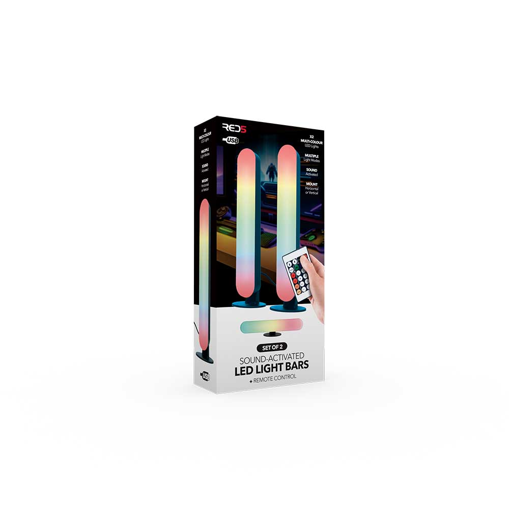 The Source RED5 LED Soundbars with Mesmerizing Light Effects