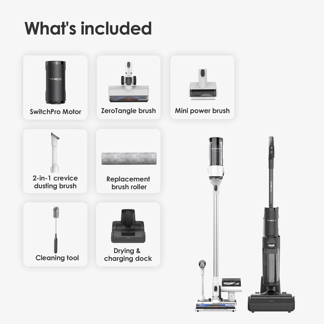 Tineco Floor ONE Switch S7 Wet Dry Vacuum Cleaner 5-in-1
