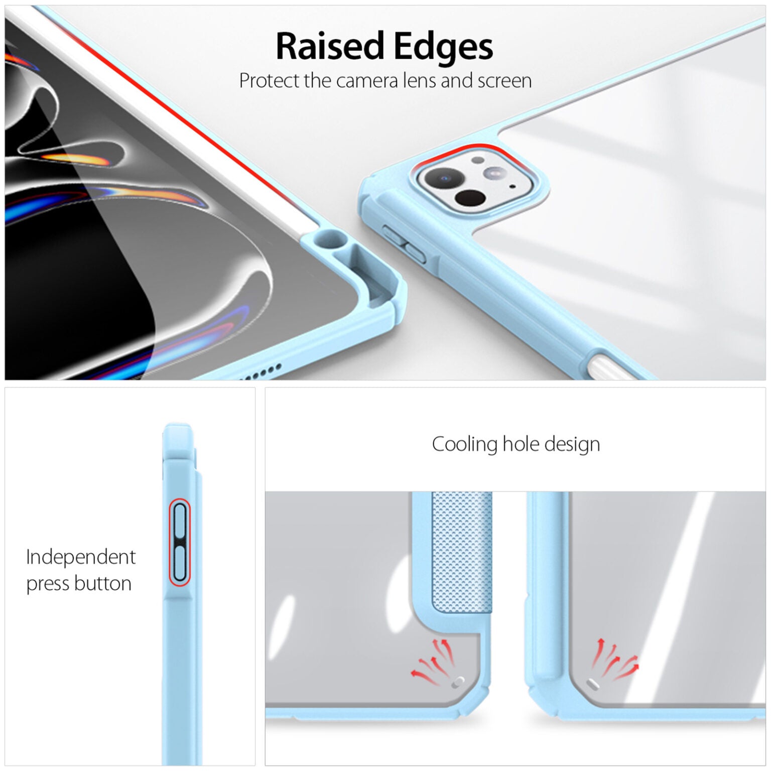 حافظة سلسلة توبي لجهاز ايباد برو 11 (2018/2020/2021/2022)