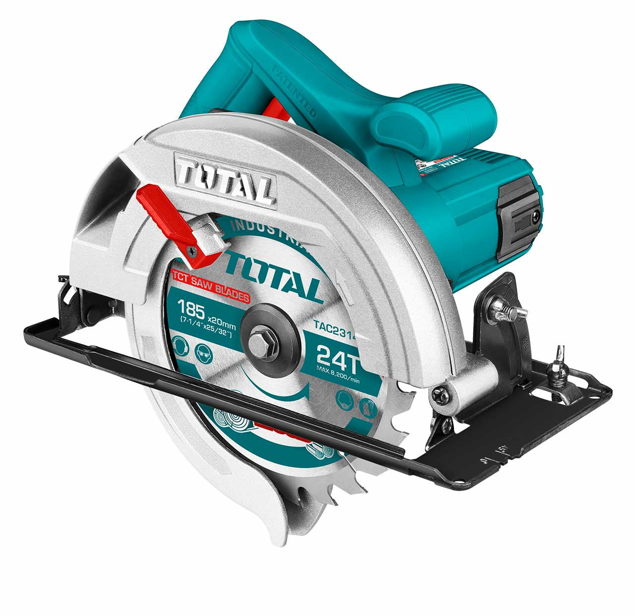 Total 1400W Circular Saw Precision Cutting for Wood & Metal