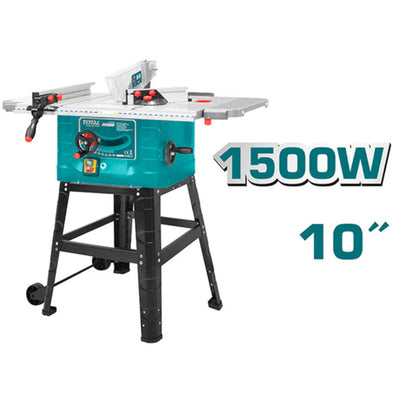 Total 1500W 10" Table Saw Professional Performance & Accuracy