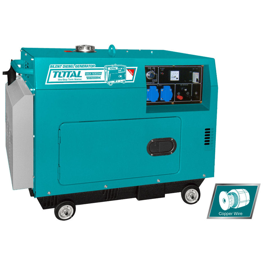 Total 5KW Diesel Generator Silent & Efficient