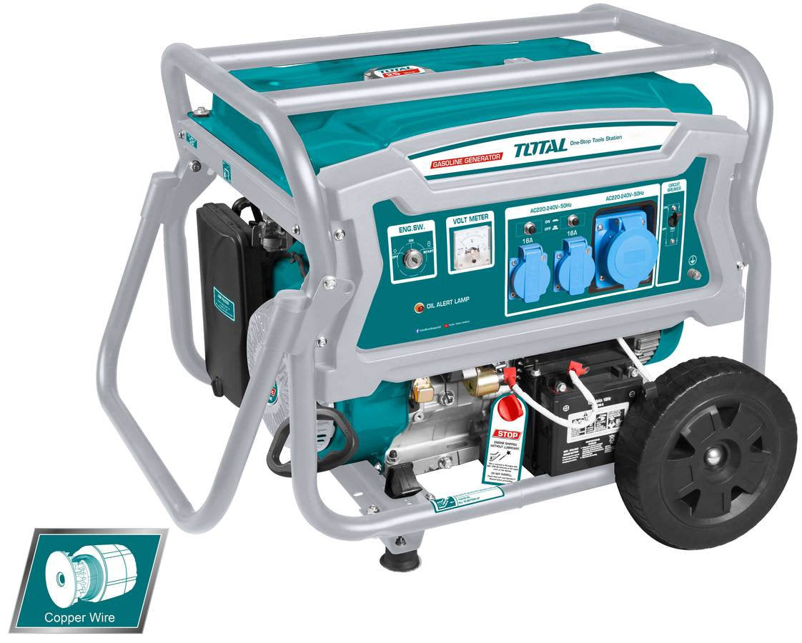 Total 7.5kW Gasoline Generator High Power & Reliable Performance