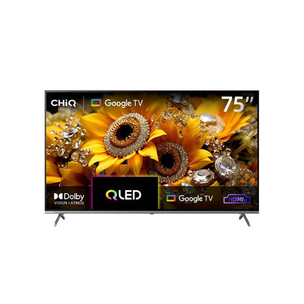 تلفزيون Google CHIQ مقاس 75 بوصة QLED 4K – معدل تحديث 120 هرتز