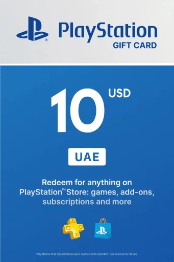 بطاقة هدايا متجر بلايستيشن الإمارات بقيمة 10 دولار