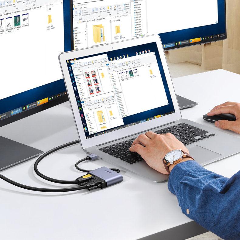 محول يوجرين USB 3.0 HDMI & VGA