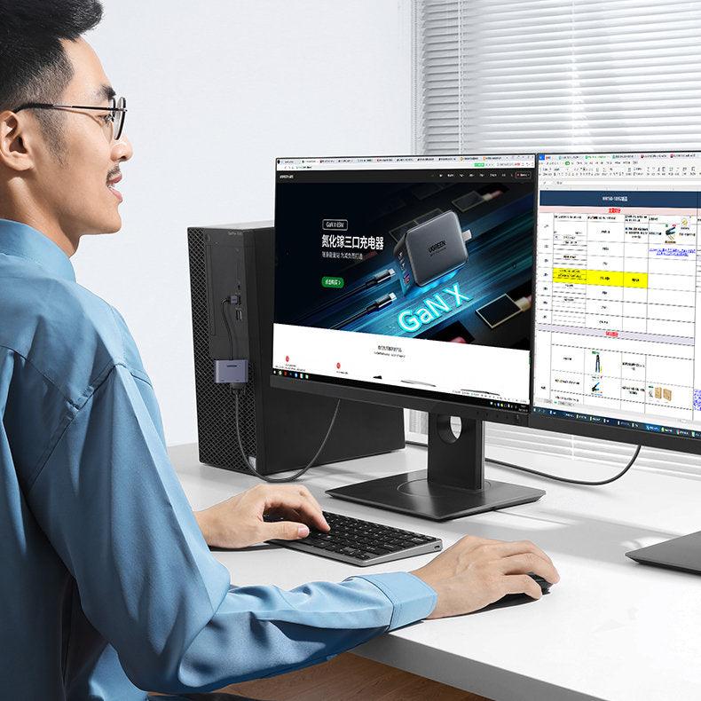 محول يوجرين USB 3.0 HDMI & VGA