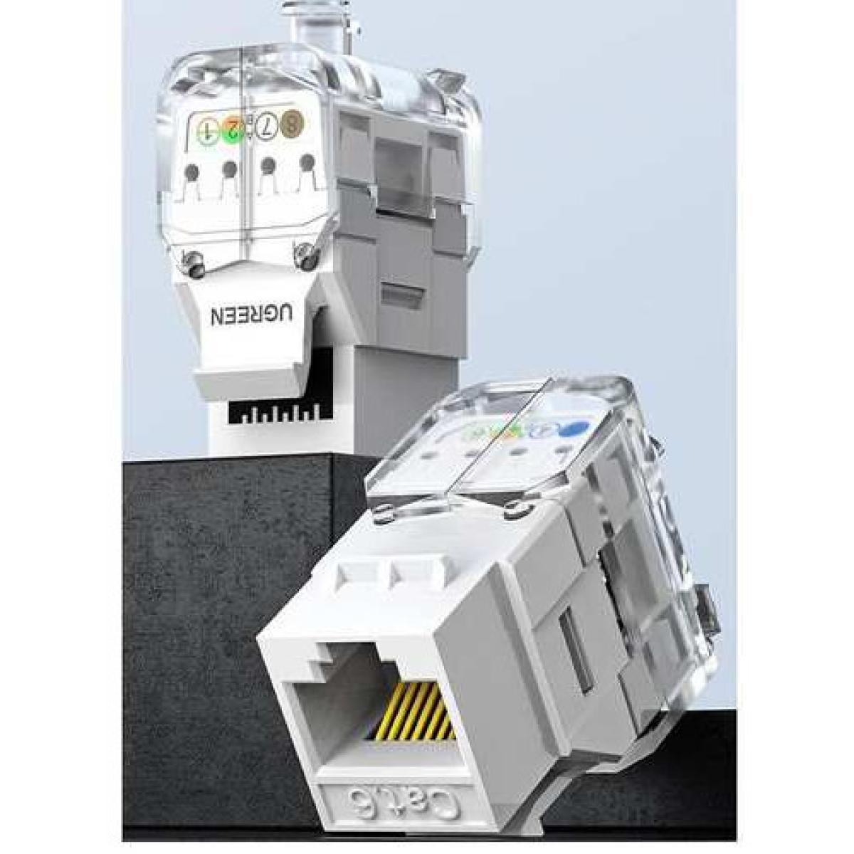 وحدة معلومات شبكة يوجرين Cat 6 مع غلاف غير درع 1 قطعة 80452