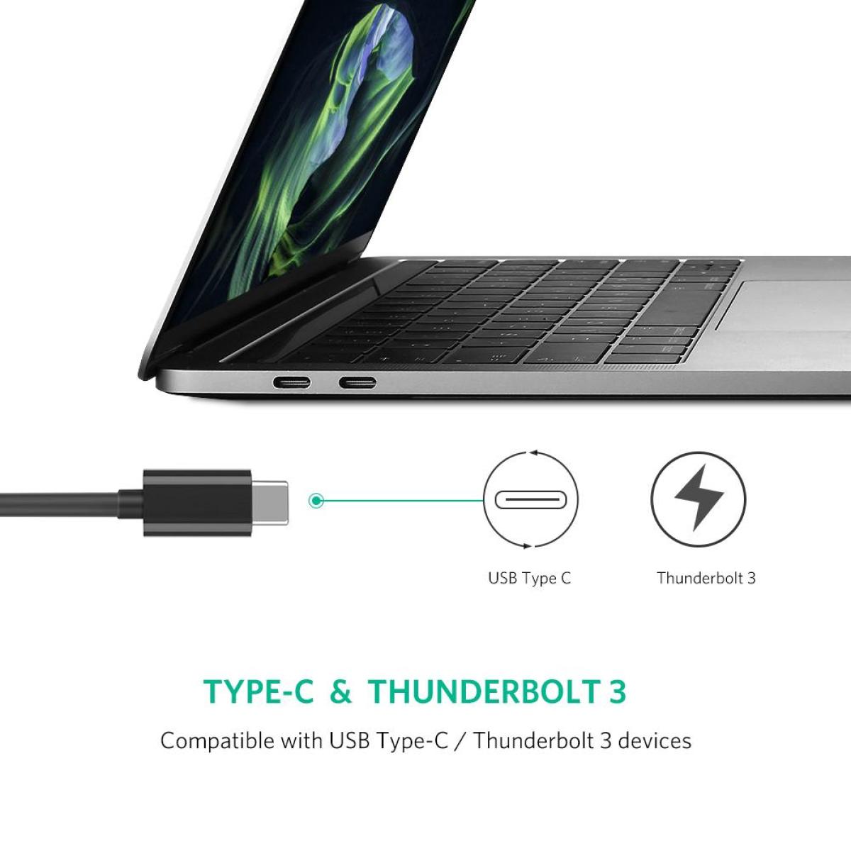 محول UGREEN تايب C إلى إيثرنت جيجابت بسرعة 5Gbps