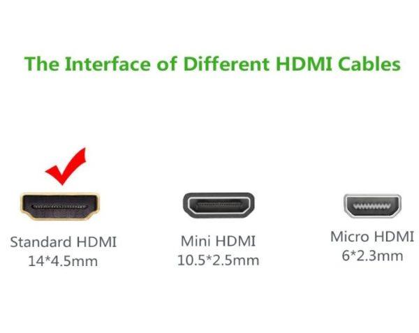 كابل HDMI من يوجرين بطول 10 أمتار (أصفر/أسود) 10170