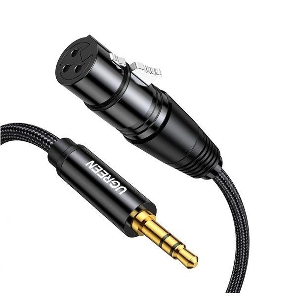 UGREEN 3.5mm Three-Pole Male to XLR Female Audio Cable 2m AV182
