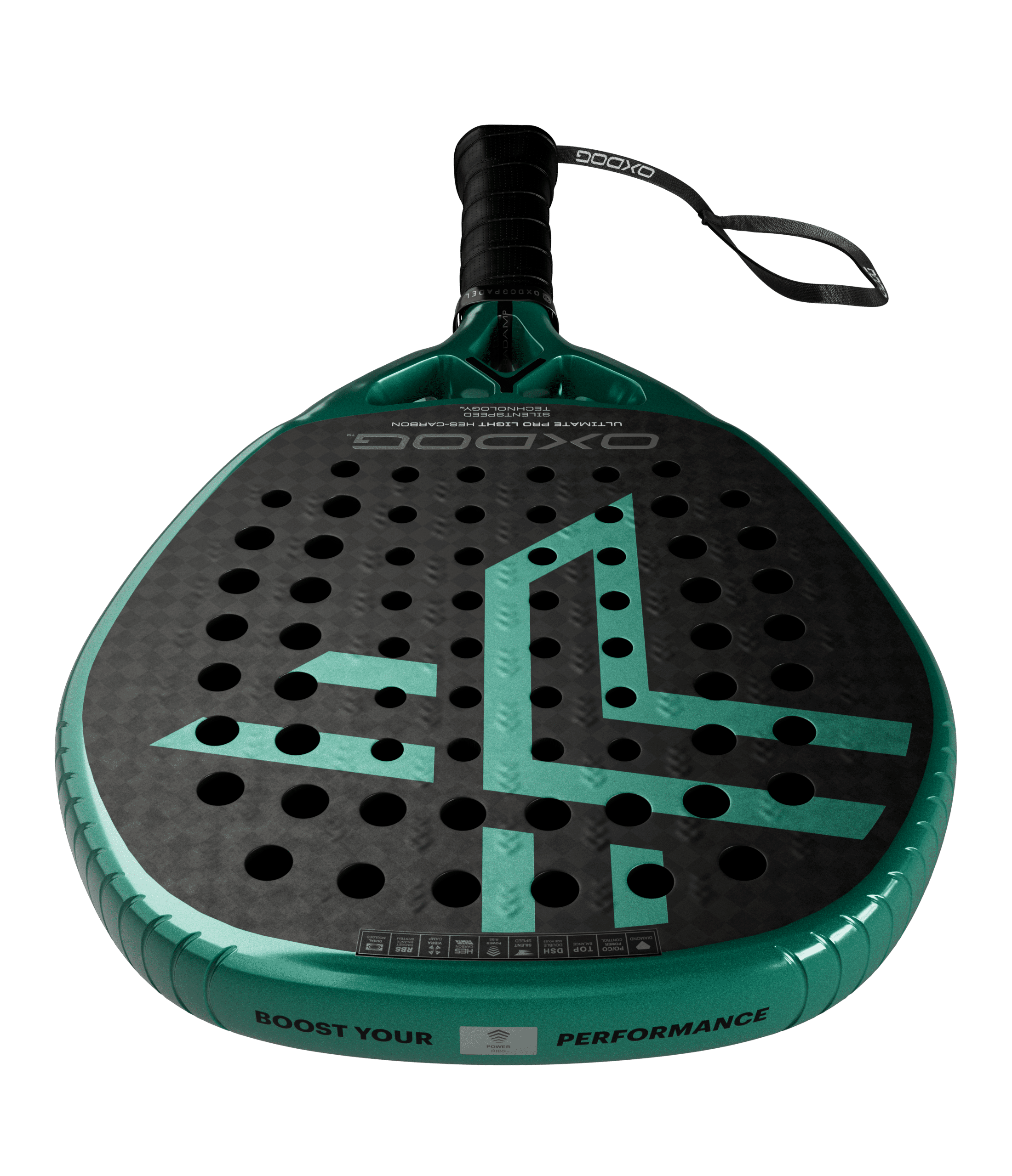 OXDOG Ultimate Pro Light HES-Carbon SilentSpeed 3D/Sand DM Racket