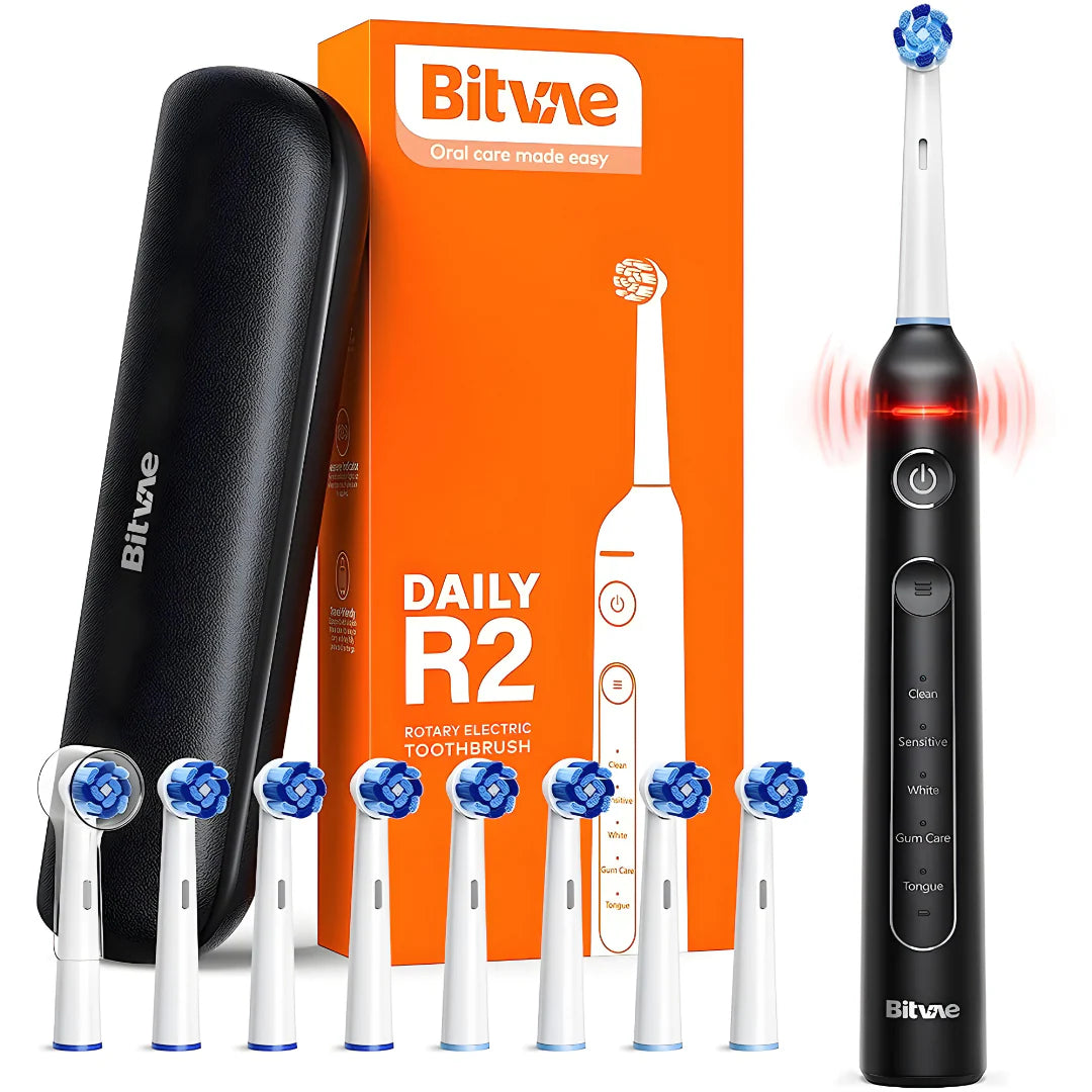 فرشاة أسنان Bitvae الذكية R2 - فرشاة أسنان كهربائية دوارة