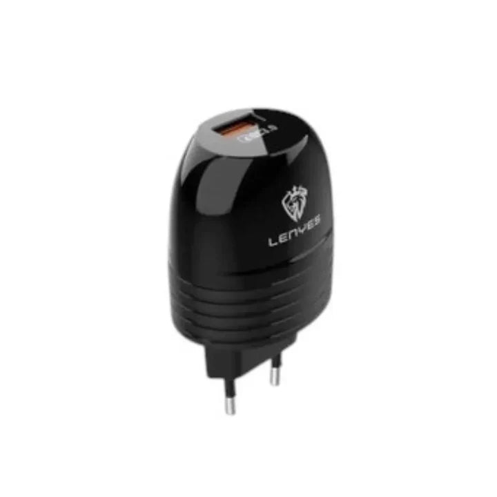 Lenyes LCH092-EU – شاحن سريع مع كابل Type-C إلى iPhone (أوروبي)