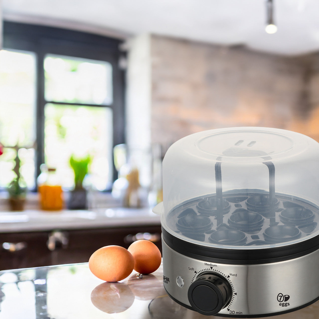 غلاية بيض أرشيا - سعة 7 بيضات، 400 واط، IPCS