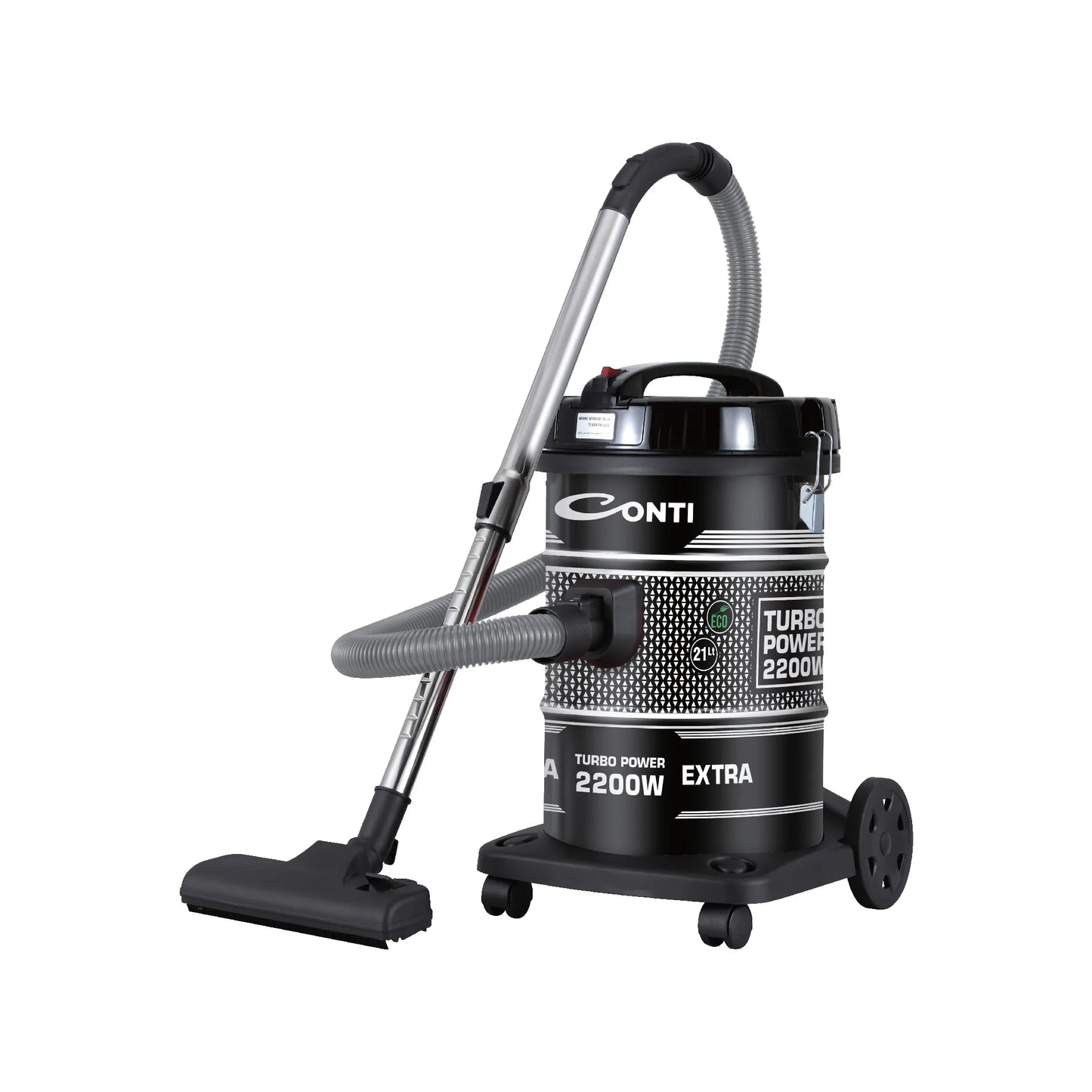 CONTI Vacuum Cleaner 2200W - Metal Drum for Powerful Cleaning