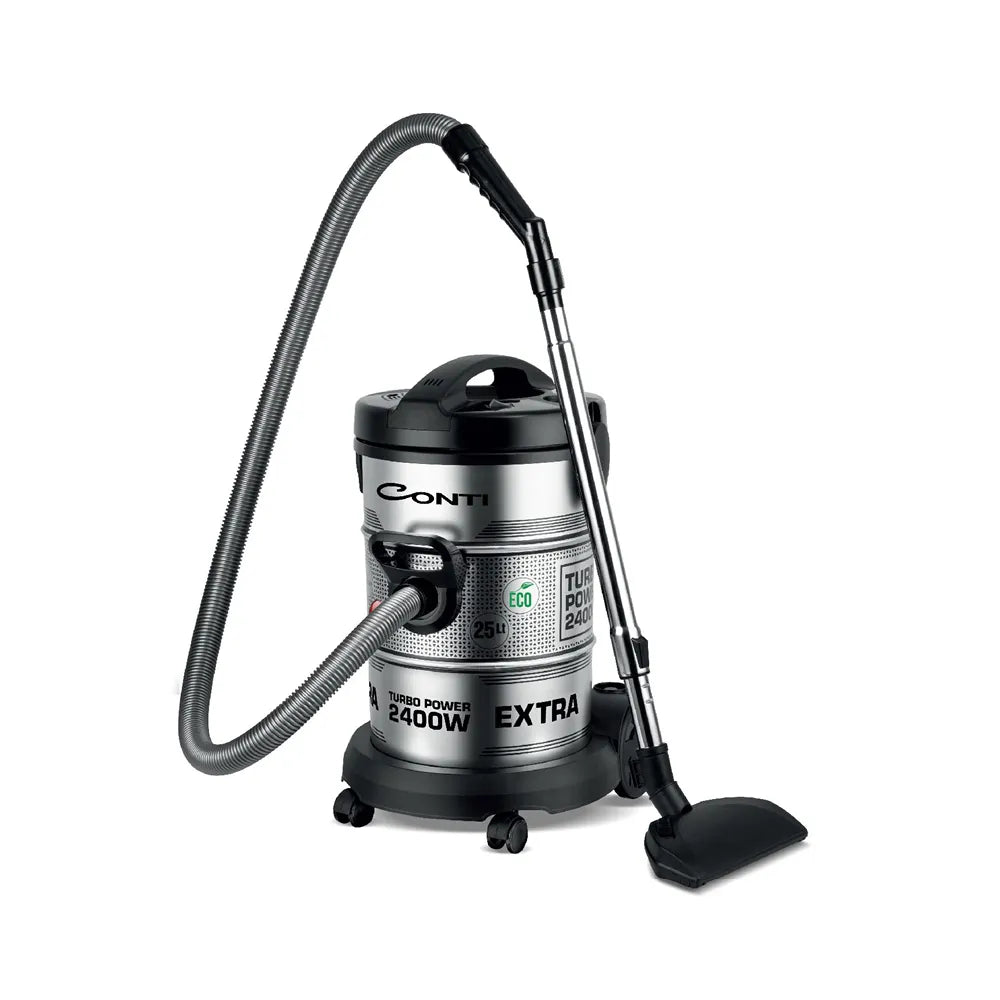 CONTI Vacuum Cleaner 2400W – Durable Metal Drum