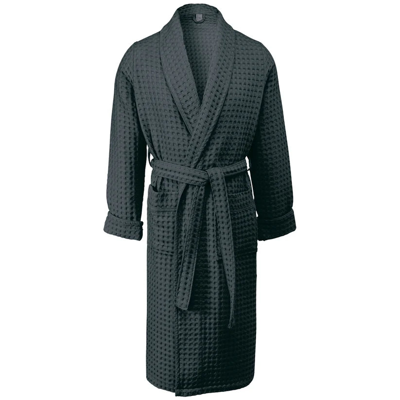Aquanova Viggo Bathrobe – Dark Gray, Organic Cotton