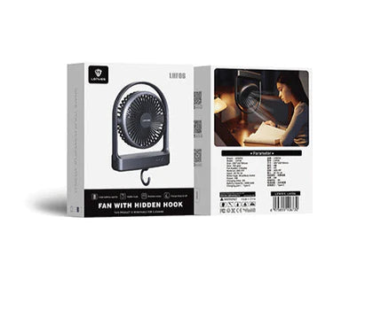 مروحة مكتب صغيرة LENYES LHF06 – تصميم أنيق وتبريد فعال