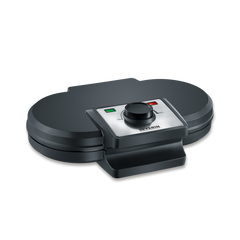 Severin Double Waffle Maker - Non-Stick & Space-Saving Design
