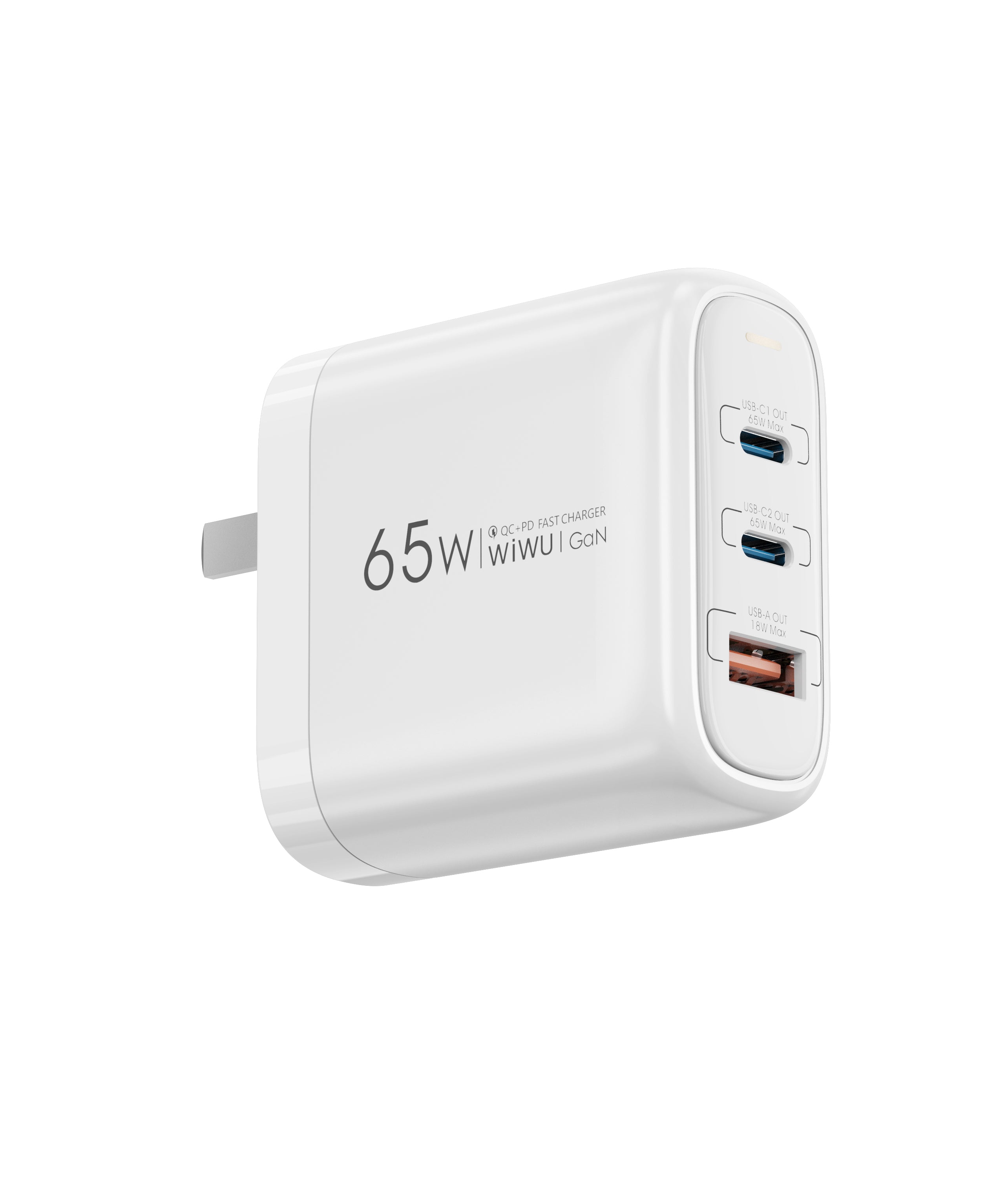 WIWU Ark GaN 65W Fast Charger QC & PD Multi Port Power