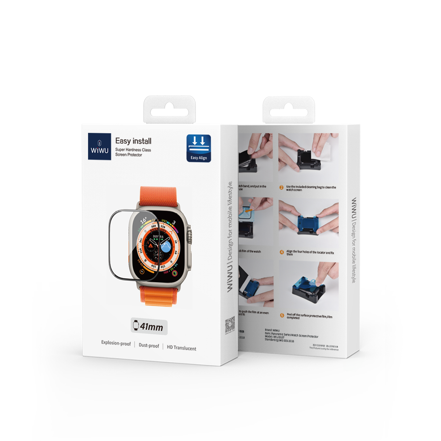 WIWU Easy Install Watch Protector 46mm JD-107 Simple Setupo