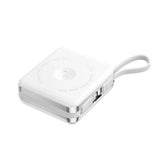 WIWU Mag Plus XF17 3-in-1 Magnetic Wireless Power Bank 10000mAh, 15W Wireless with Built-in Cables