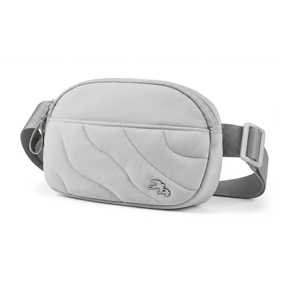 WIWU Terrace Crossbody Bag, Water-Repellent Nylon Shoulder Bag with YKK Zipper