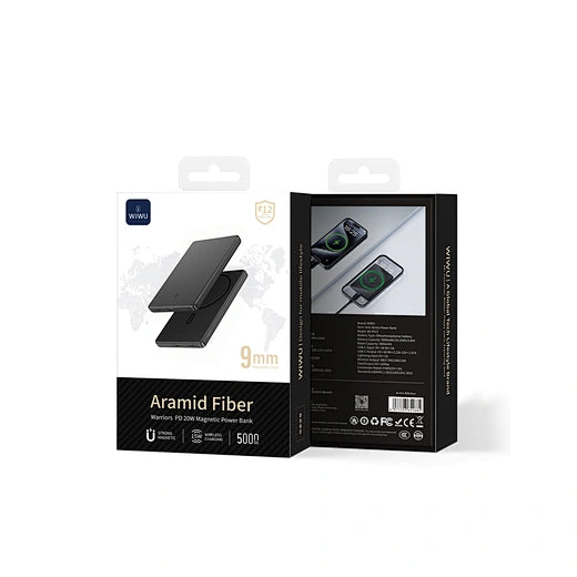 باور بانك WiWU Warriors PD 20W Magnetic 5000mAh