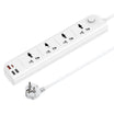 Yesido 3m High Power Fast Charging Socket EU Plug - White