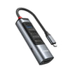 Yesido 5 in 1 USB C Docking Station High Performance & Flexibility - Black