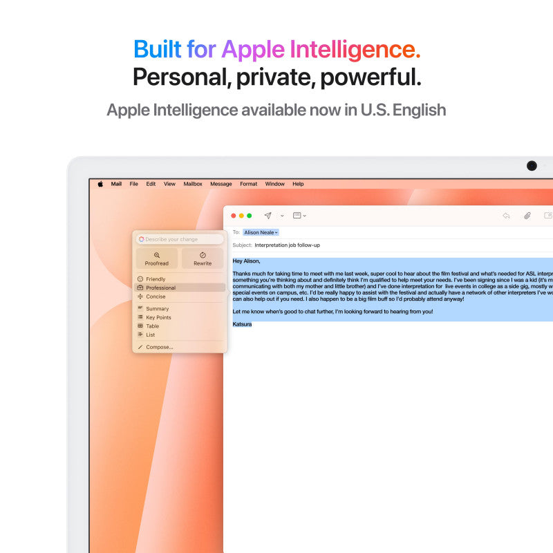 Apple iMac 24" M4 | Retina 4.5K، 16 جيجابايت رام، 512 جيجابايت SSD