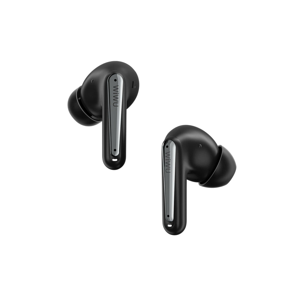 WIWU Enhance T37 ENC Plus Wireless Earbuds, 4-MIC ENC, -32dB ANC, Bluetooth V6.0 with Stand Case