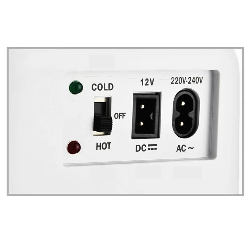 ثلاجة سيارة صغيرة محمولة لتبريد المشروبات والأطعمة بسعة 4 لتر