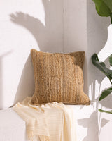 Madame Coco Louvre Cushion Cover Natural Soft Elegant Cozy Refined