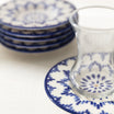 Luxe Mixte 6-piece Tea Glass Saucer Set - Madame Coco JO
