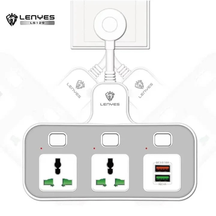 Lenyes LS129 20W Fast Charger | Type-C PD Adapter – White