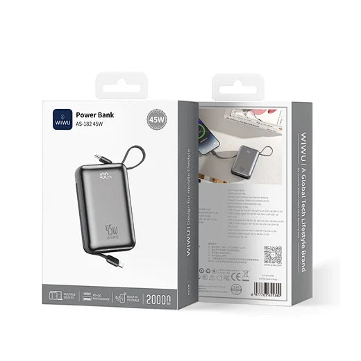 باور بانك WiWU Galaxy Pro Max 20000mAh سريع وقوي