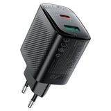 ACEFAST A106 PD45W GaN Wall Charger Dual Port USB-C + USB-A (EU)