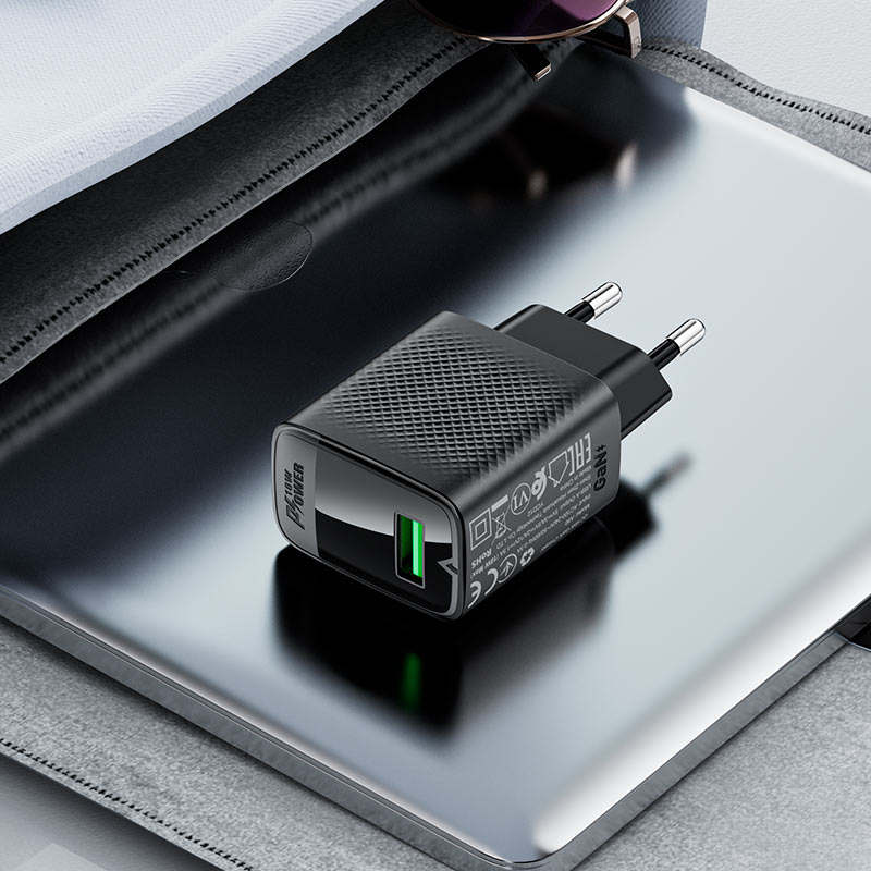 ACEFAST A90 QC18W GaN Wall Charger Single USB-A EU Plug
