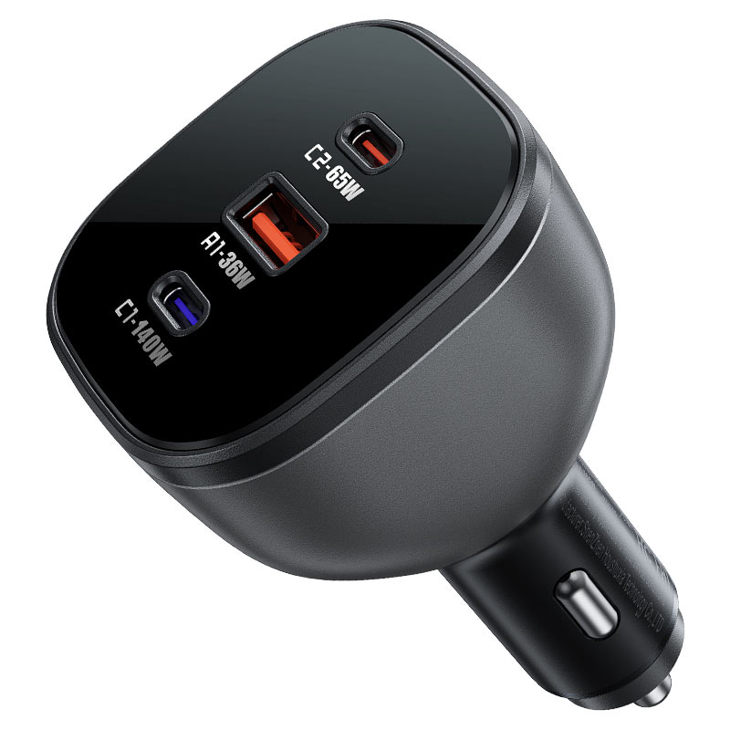 شاحن سيارة ACEFAST B14 165W PD3.1 ثلاثي USB-C وUSB-A