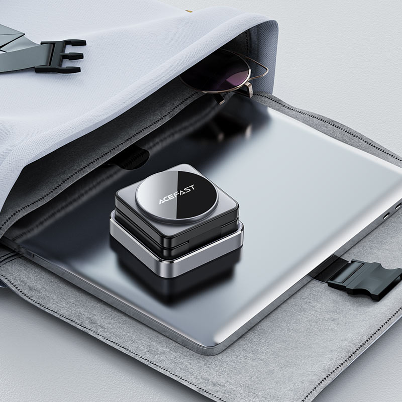 ACEFAST E20 3-in-1 Wireless Charging Station – Phone, Watch & Earbuds, 15W MAG-Charge