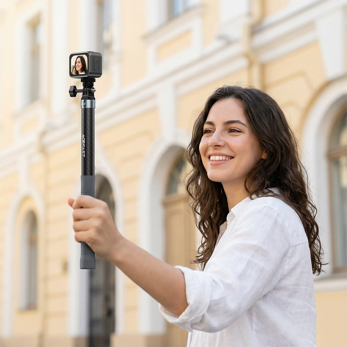 ACEFAST E38 Carbon Fiber Telescopic Selfie Stick