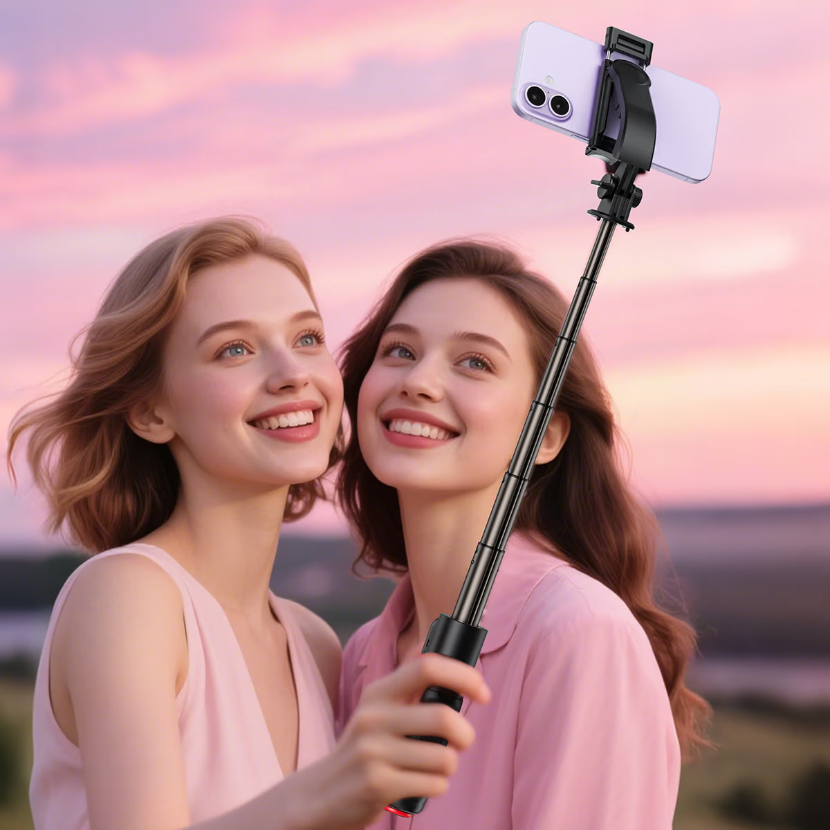 ACEFAST E43 Selfie Stick with Automatic Tripod – Bluetooth Remote, 63cm