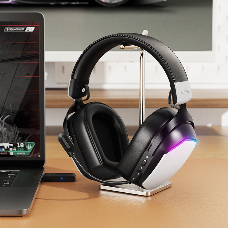 سماعة رأس ACEFAST H11 ألعاب 2.4G بلوتوث 5.4 RGB